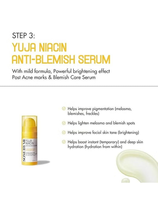 SOME BY MI – Yuja Niacin Anti Blemish Starter Kit Edition Rose Cosmetics