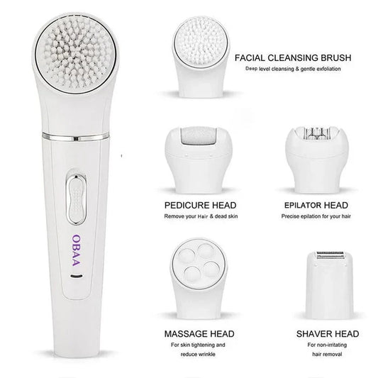 DSP Professional 5-in-1 personal care brush Rose Cosmetics