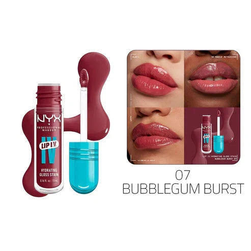 NYX Professional Makeup Lip I.V. Hydrating Gloss Stain Rouge