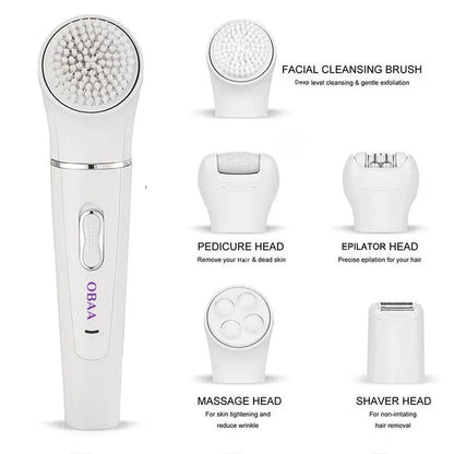DSP Professional 5-in-1 personal care brush Rose Cosmetics