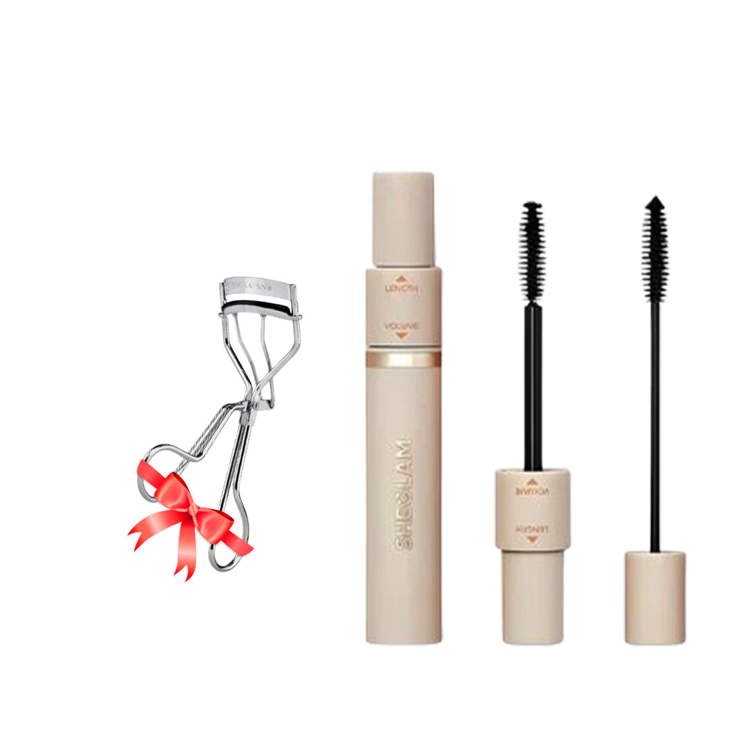 Sheglam lash besties 2 in 1 Mascara + Free Lash Curler Rose Cosmetics