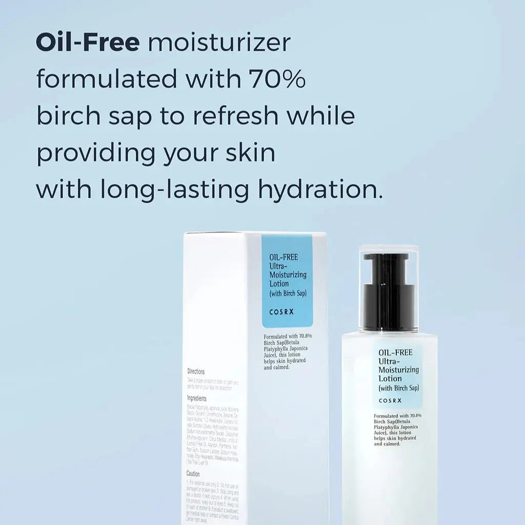 COSRX Oil-Free Ultra-Moisturizing Lotion with Birch Sap Rose Cosmetics
