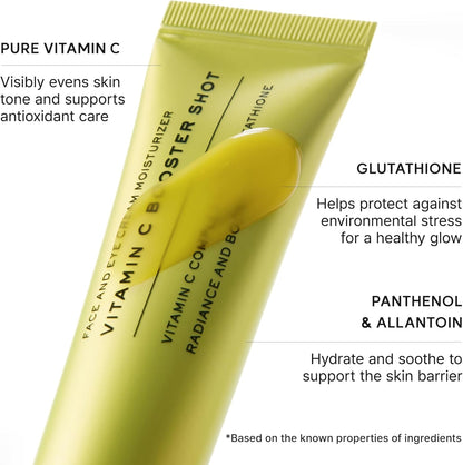 Arencia Vitamin C Booster Shot Face &amp; Eye Cream Moisturizer – 30ml