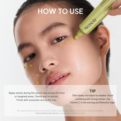 Arencia Vitamin C Booster Shot Face &amp; Eye Cream Moisturizer – 30ml