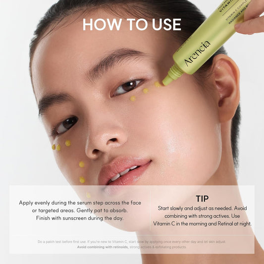 Arencia Vitamin C Booster Shot Face &amp; Eye Cream Moisturizer – 30ml