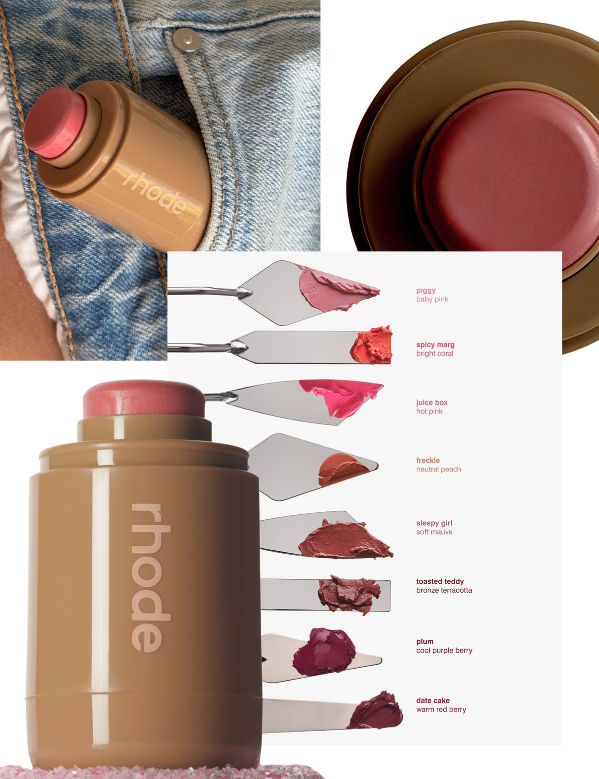 RHODE Pocket Blush Rose Cosmetics