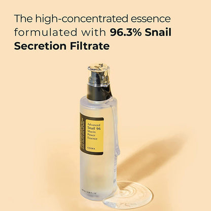 Cosrx Advanced Snail 96 Mucin Power Essence Rose Cosmetics