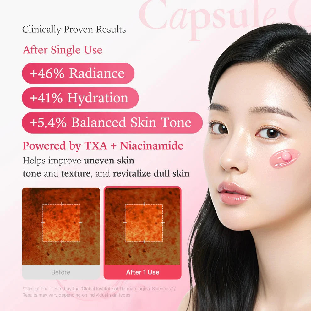 Medicube TXA Niacinamide Capsule Cream Rose Cosmetics
