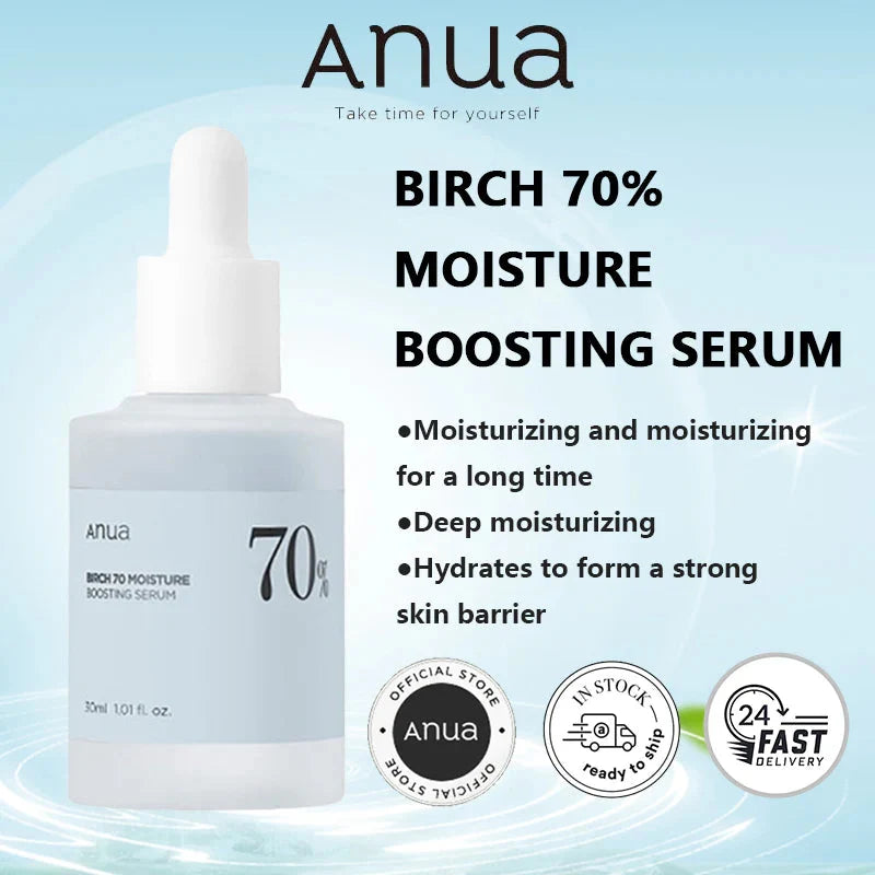 ANUA - BIRCH 70 MOISTURE BOOSTING SERUM - 30ml Rose Cosmetics