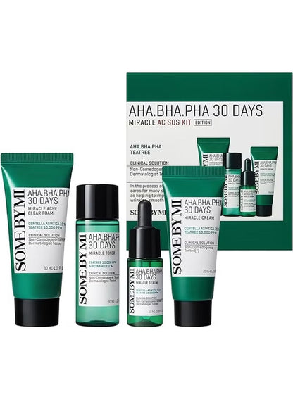 SOME BY MI – AHA BHA PHA 30 Days Miracle AC SOS KIT Rose Cosmetics