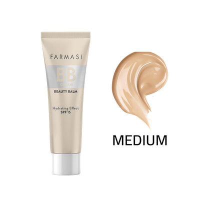 Farmasi BB Cream Beauty Balm Hydrating Effect SPF15 Rose Cosmetics